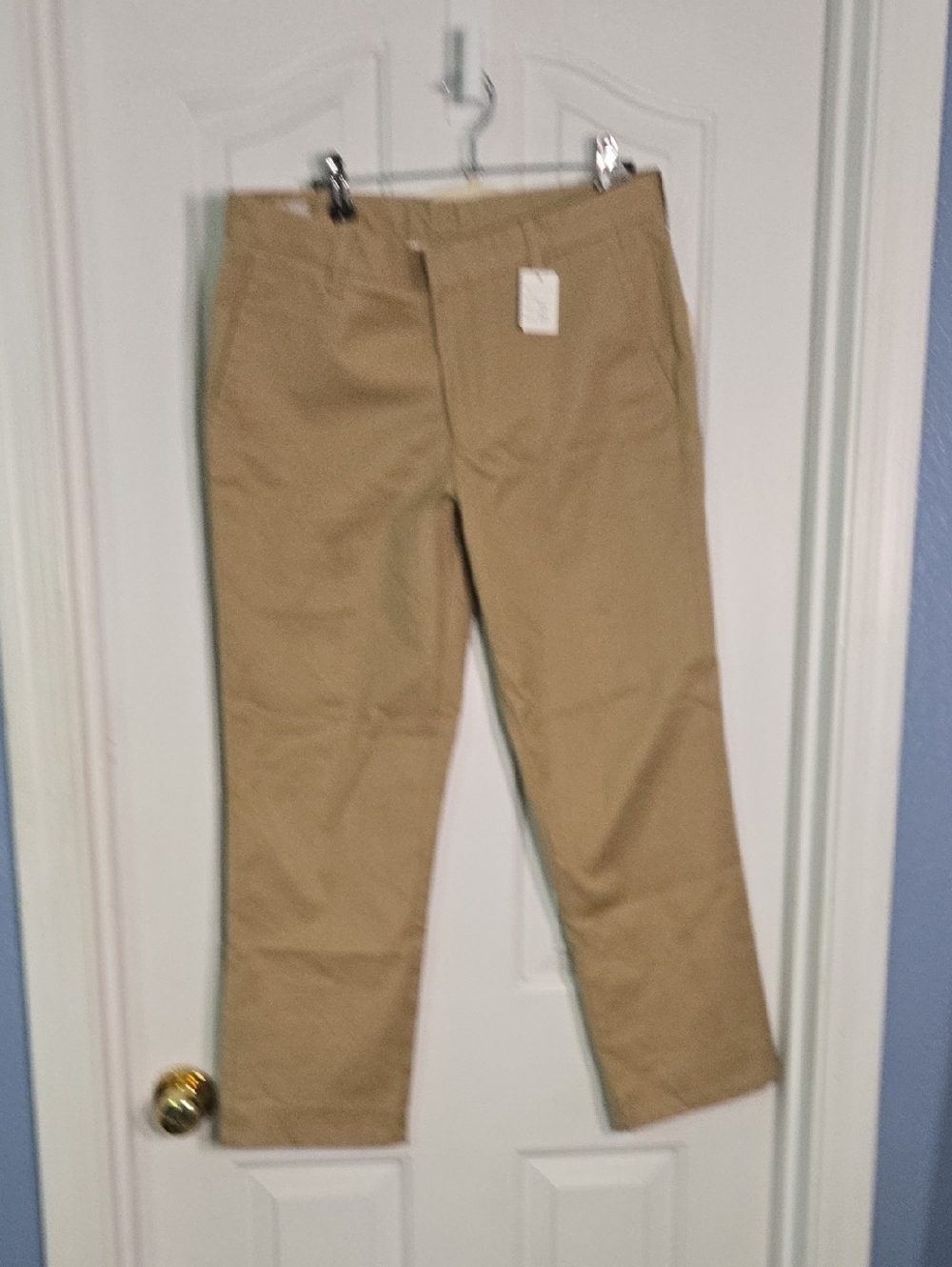 Nordstrom Tan Straight-Leg Chino Pants